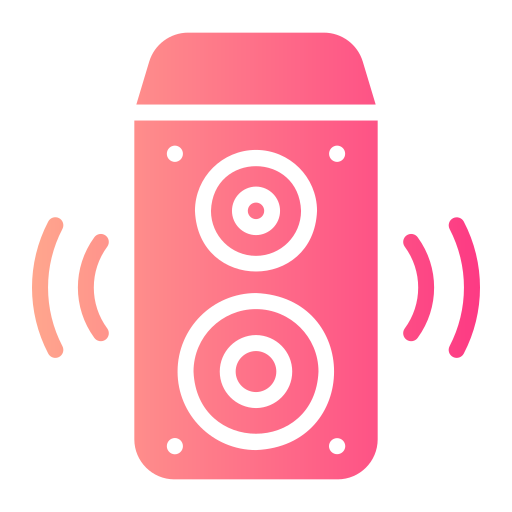 Loudspeaker Generic gradient fill icon