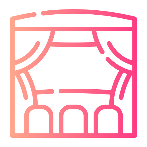 극장 Generic gradient outline icon