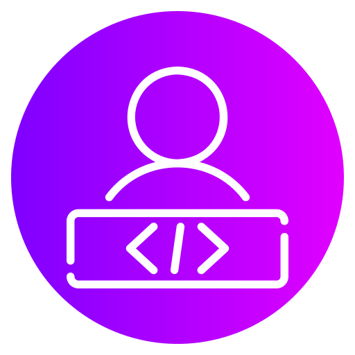 Programmer Generic gradient fill icon