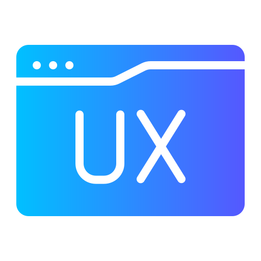 User experience Generic gradient fill icon