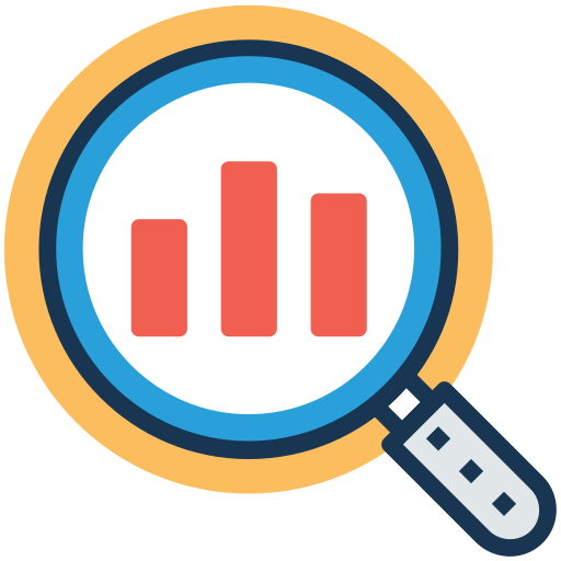 Market research Generic color lineal-color icon