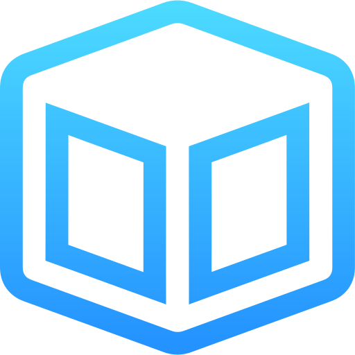 Cube Generic gradient outline icon