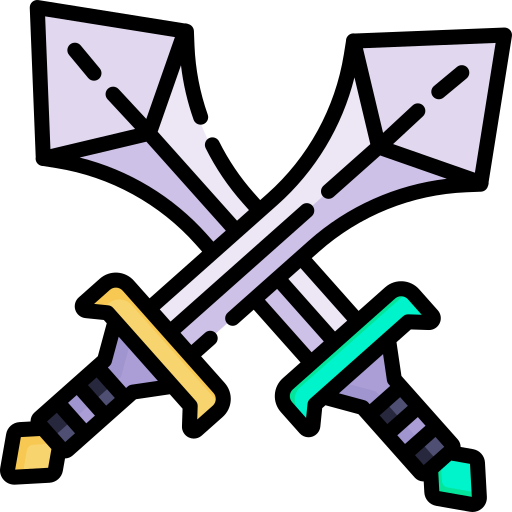 Swords Special Lineal color icon