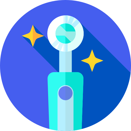 전동 칫솔 Flat Circular Flat icon