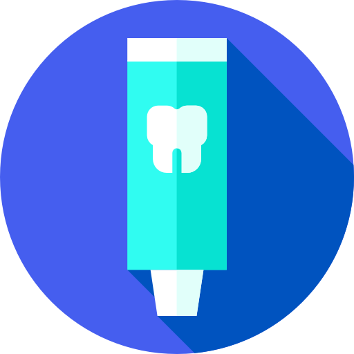 Toothpaste Flat Circular Flat icon