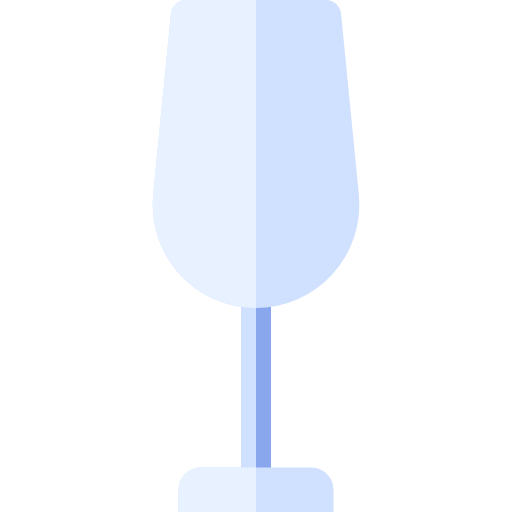 verre de vin Basic Rounded Flat Icône