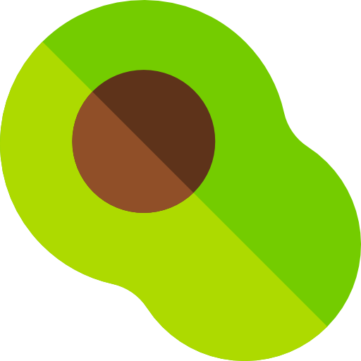 avocado Basic Rounded Flat icon