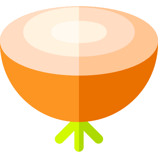 cebolla Basic Rounded Flat icono