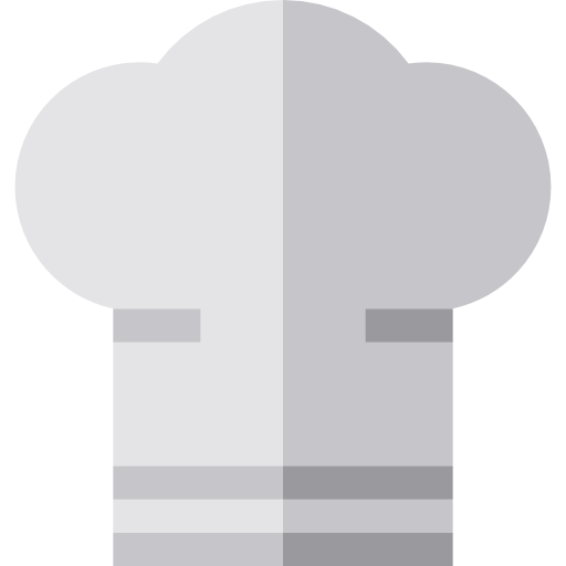 chapeau de chef Basic Straight Flat Icône