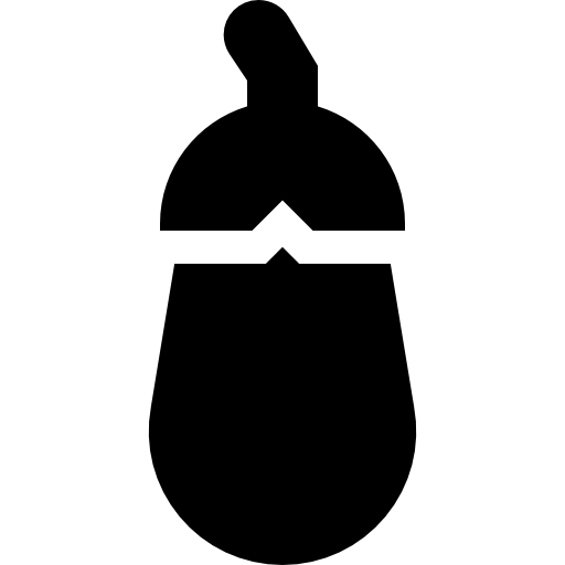 aubergine Basic Straight Filled icon