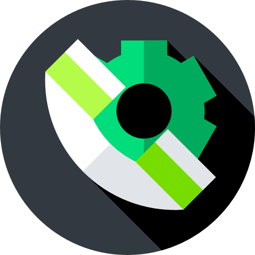 Technical Support Flat Circular Flat icon