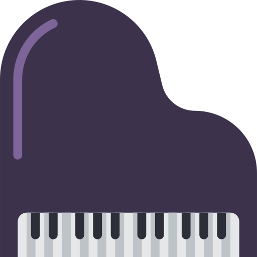 피아노 Basic Miscellany Flat icon