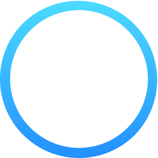cirkel Generic gradient outline icoon