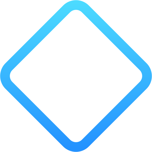 Diamond Generic gradient outline icon