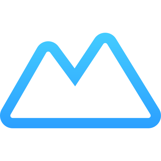 montanha Generic gradient outline Ícone