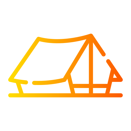 Camping tent Generic gradient outline icon