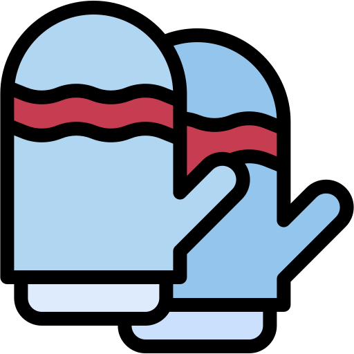 winter handschoenen Generic color lineal-color icoon