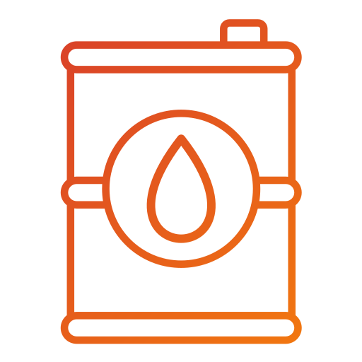 Oil barrel Generic gradient outline icon
