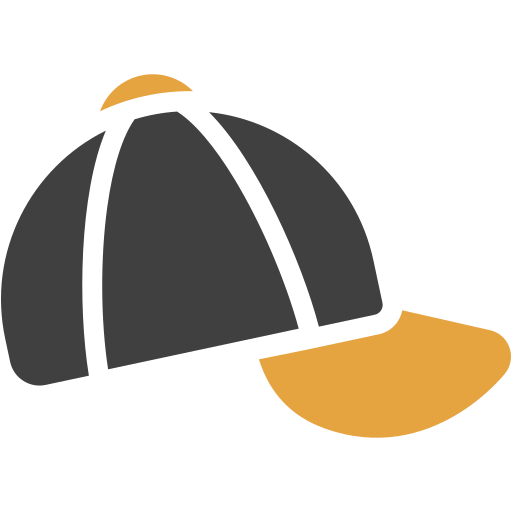 野球帽 Generic color fill icon