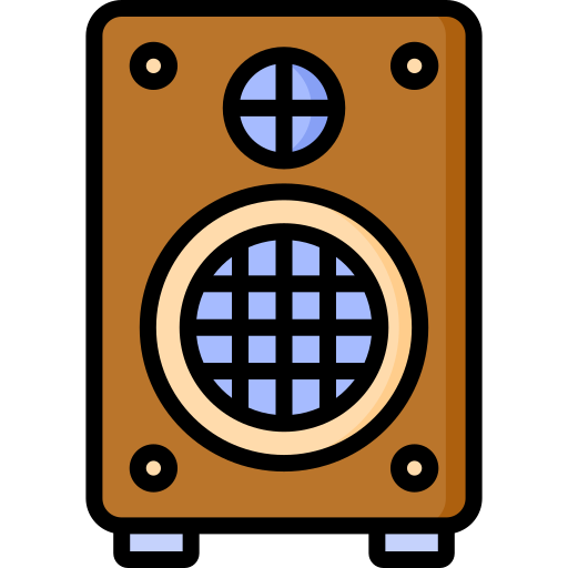 スピーカーボックス Generic color lineal-color icon