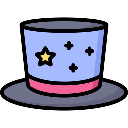 魔法の帽子 Generic color lineal-color icon