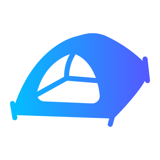 tent Generic gradient fill icoon