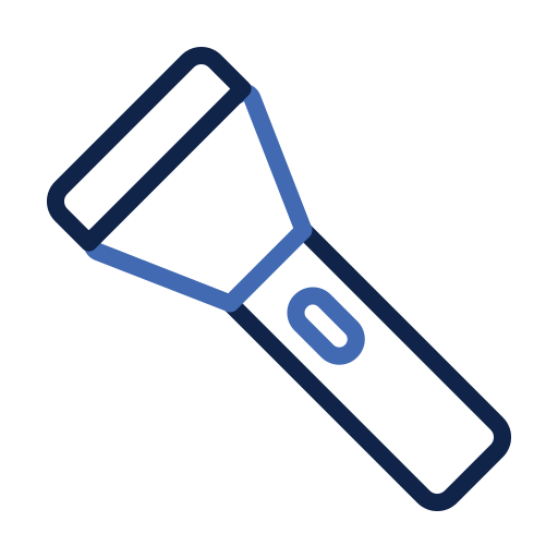 Flashlight Generic color outline icon
