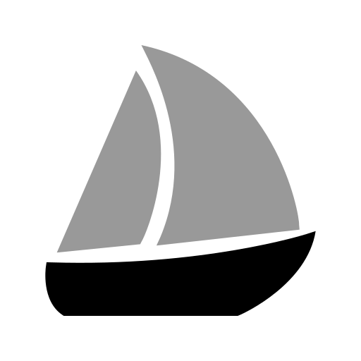barco de vela Generic color fill icono
