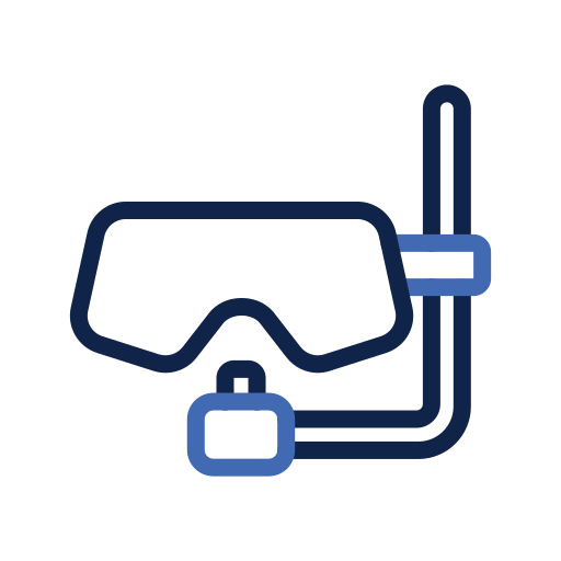 Diving glasses Generic color outline icon