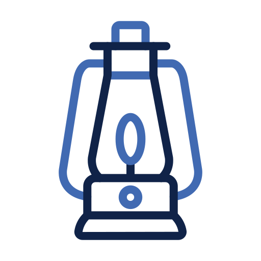 Oil lamp Generic color outline icon