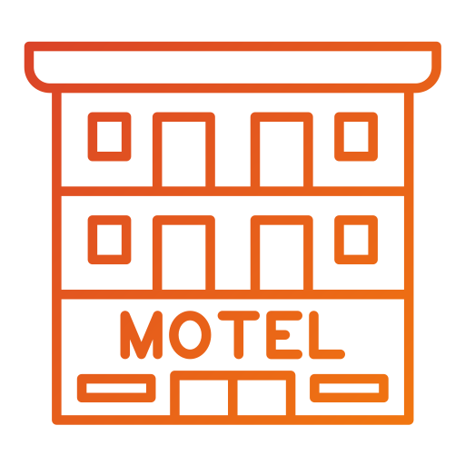 motel Generic gradient outline icona