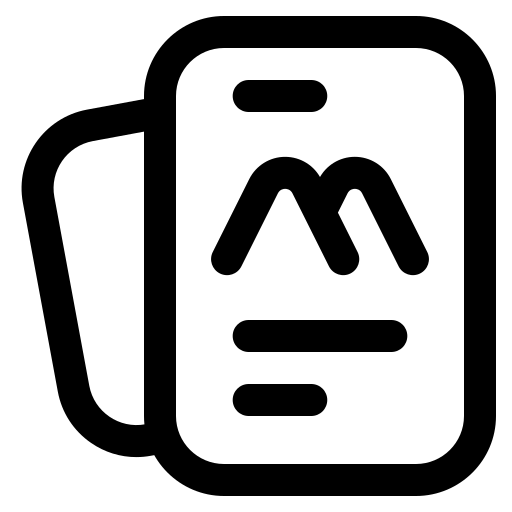 broschüre Generic black outline icon