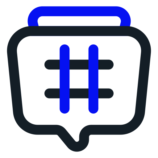 ハッシュタグ Generic color lineal-color icon