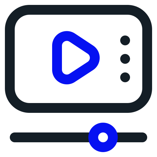 Video Generic color lineal-color icon