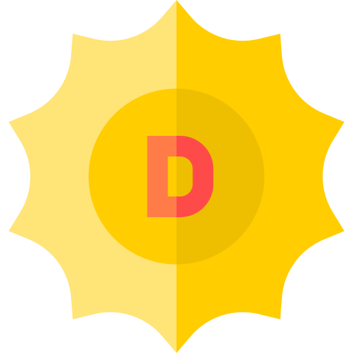 vitamin-d Basic Straight Flat icon