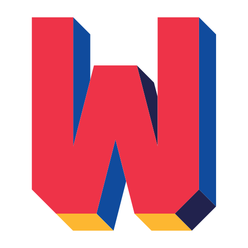 letter w Generic color fill icoon