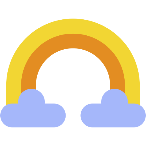 Rainbow Generic color fill icon