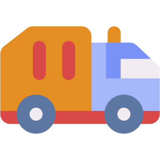 Garbage truck Generic color fill icon