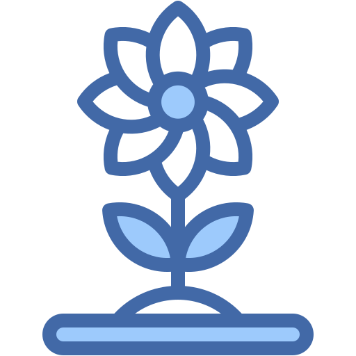 Flower Generic color lineal-color icon