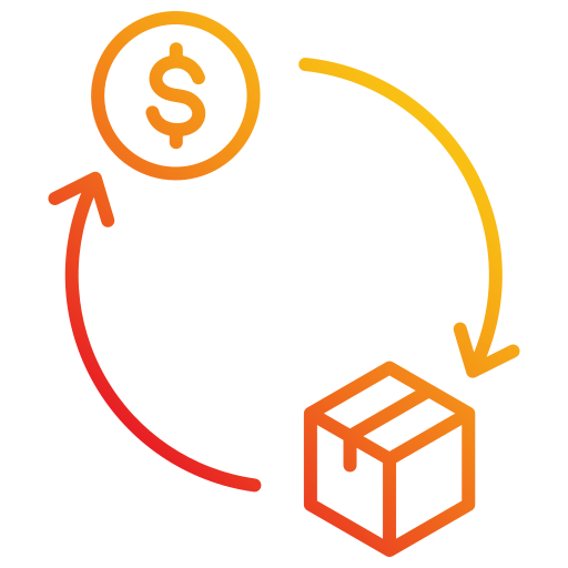 Cash flow Generic gradient outline icon