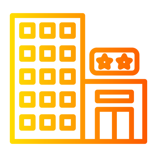 alberghi Generic gradient outline icona