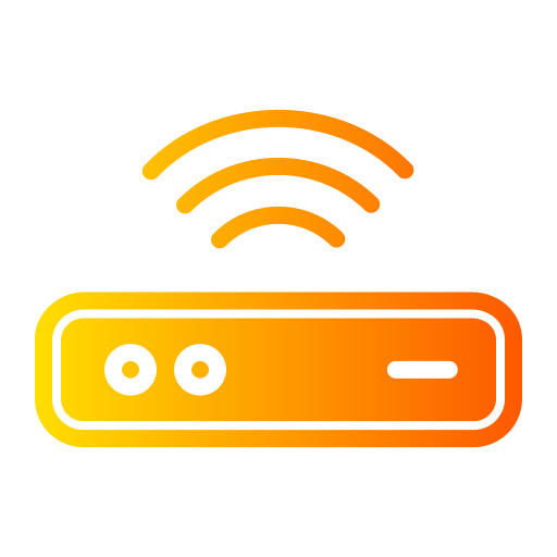conexión wifi Generic gradient fill icono