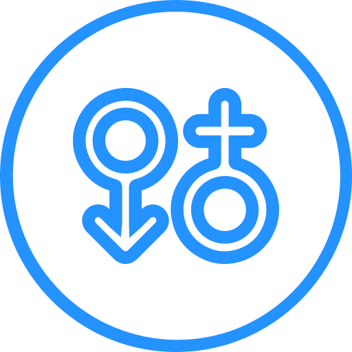 Male female Generic color outline icon