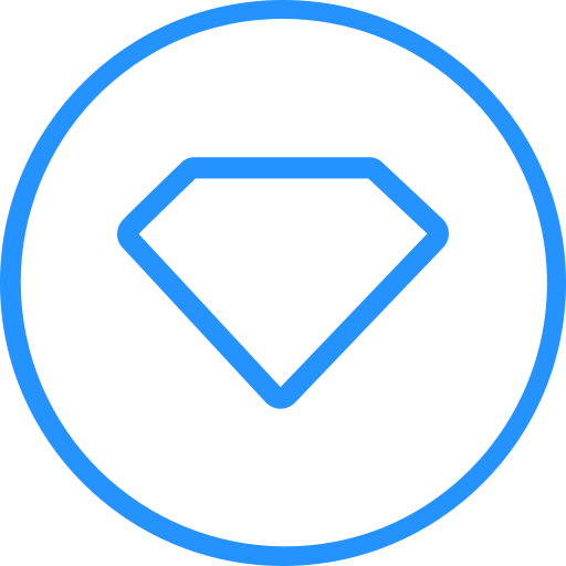 diamant Generic color outline icon