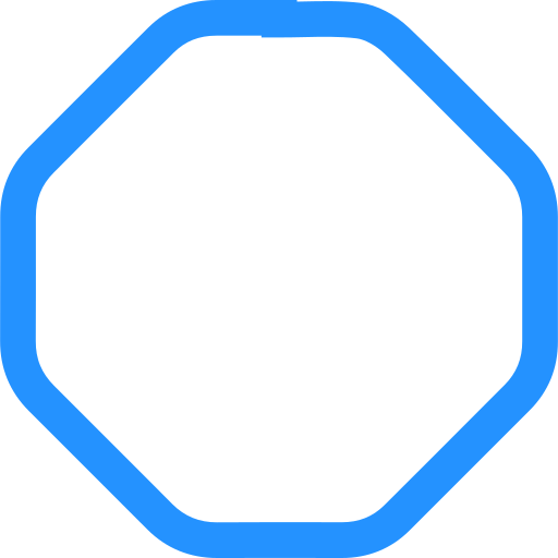 オクタゴン Generic color outline icon