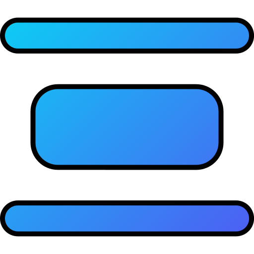 간격 Generic gradient lineal-color icon