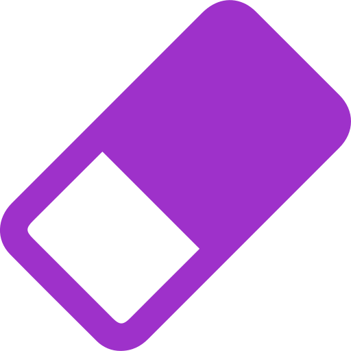 Eraser Generic color fill icon