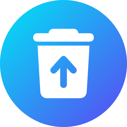 Delete Generic gradient fill icon