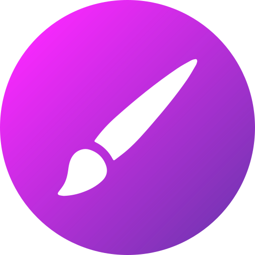 pinsel Generic gradient fill icon