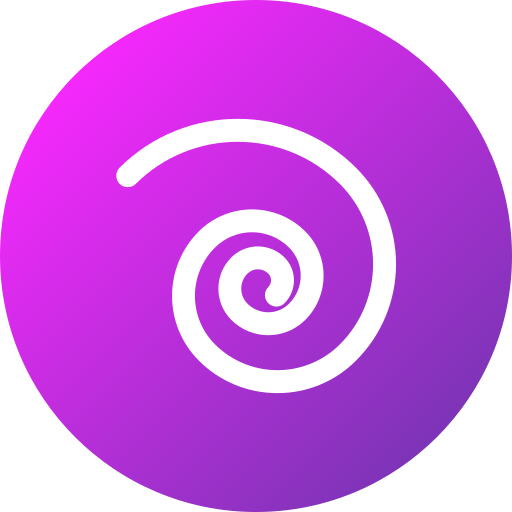 Spiral Generic gradient fill icon